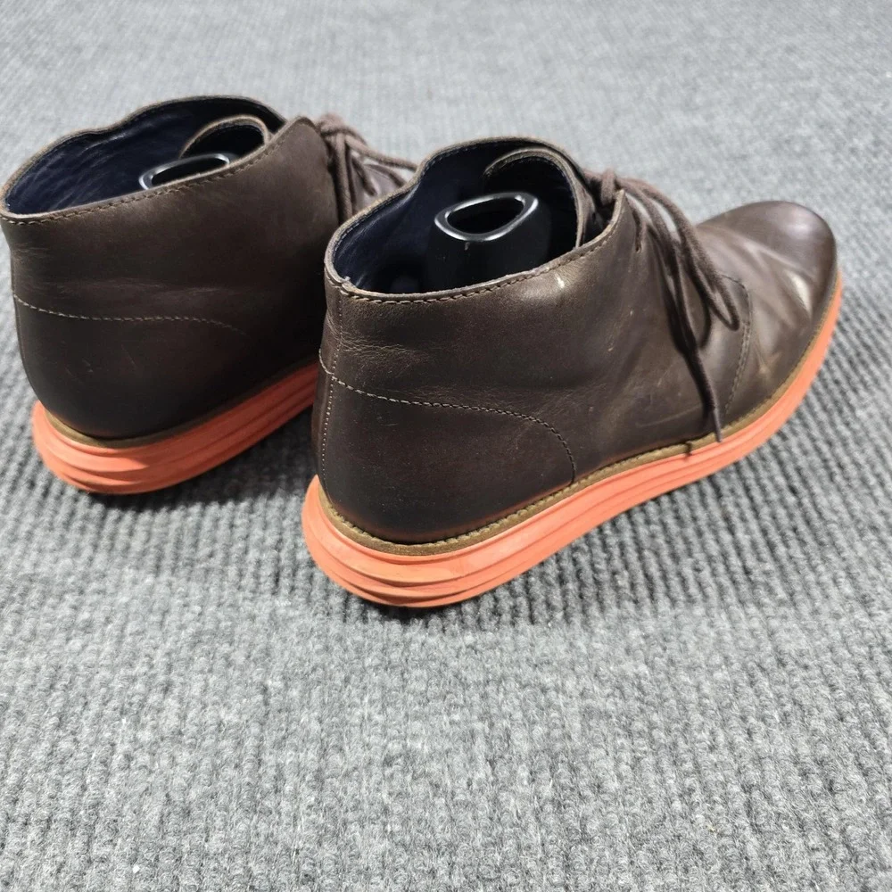 Cole Haan Lunargrand Shoes‎ Mens Size 10 Chukka Boots Wingtip Casual Leather
